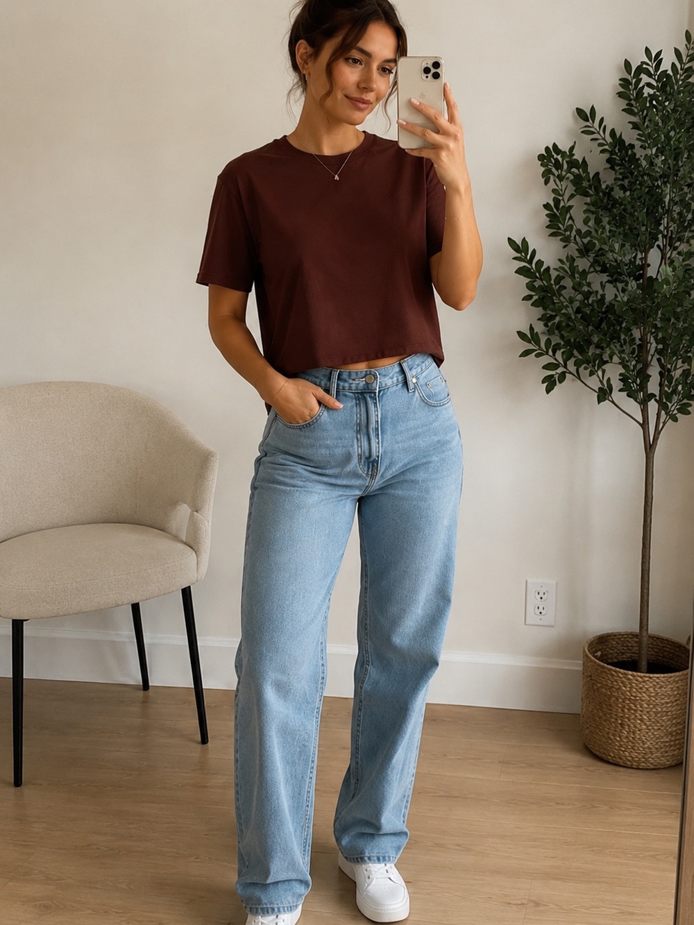A New Day Classic High-Waist Light Blue Women's Jeans XXL